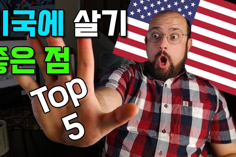 한국보다 미국에 살기 편한 이유 Top 5 - 솔직한 의견 - Youtube