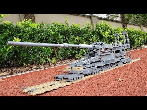 It's not LEGO:KAZI German 80cm k(e) Railway Gun DORA Review
