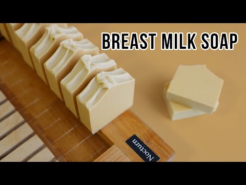 Making Breast milk Soap 집에서 #모유비누 쉽게 만들기