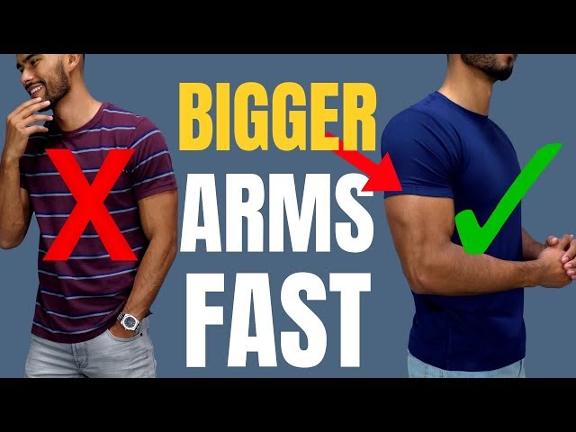 How To Make Your Arms Look More Muscular (Fill Out Any T-Shrit) - Youtube