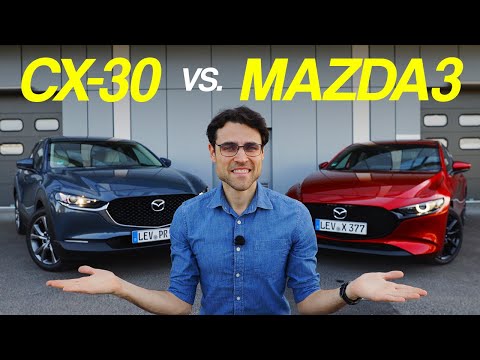 Mazda 3 vs CX-30 comparison review - hatch or SUV? Skyactiv-X inside!