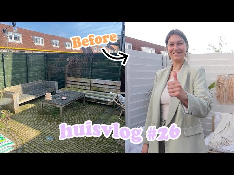 Tuin make-over 🍃🌞 - Huisvlog #26 | Aimée van der Pijl