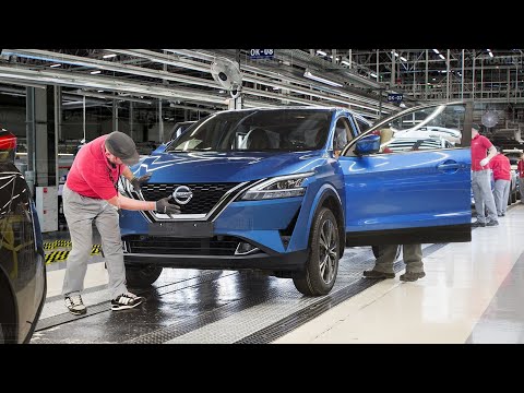 Tour of Nissan Billions $ Factory Producing the Brand New Qashqai - Production Line