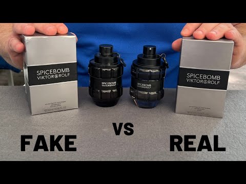 Fake vs Real Viktor & Rolf Spicebomb EDT Perfume 90 ml