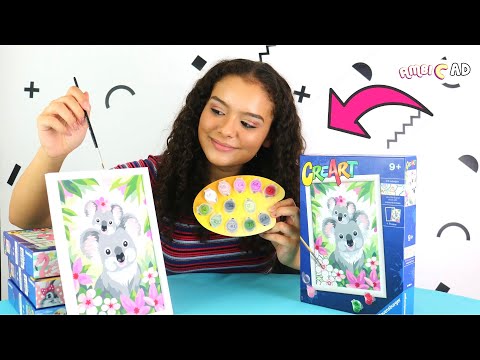 Painting By Numbers Koala Cuties With CreArt | Ambi C Best Toys Unboxed | Toy Unboxing